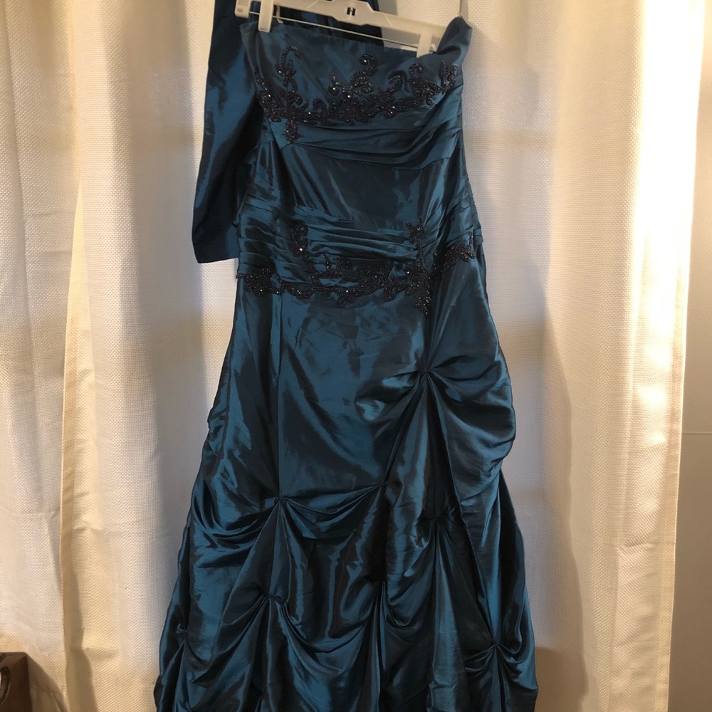 Teal Formal Gown